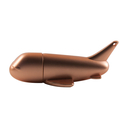 Флешка Металлическая Самолет "Airbus Aircraft" R109 розовое-золото 256 Гб