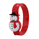 Флешка Силиконовая Браслет Снеговик "Bracelet Snowman" V196