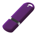 Флешка Пластиковая Мемо Софт-тач "Memo Soft-touch" S315 фиолетовый 128 Мб