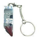 Флешка Металлическая Поезд Стрела "Train Arrow" R436 серебристый глянцевый 64 Гб