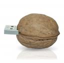 Флешка Резиновая Грецкий орех "Walnut" Q22 бежевый 256 Гб