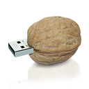 Флешка Резиновая Грецкий орех "Walnut" Q22