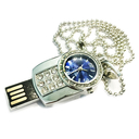 Флешка Металлическая Часы Кулон "Pendant Watch" R303