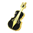 Флешка Металлическая Скрипка "Violin Key" R4 черная 8 Гб