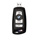 Флешка Карбоновая Автомобильный ключ БМВ "BMW M Car Key" L10 черный 128 Гб