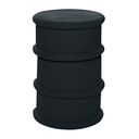 Флешка Резиновая Бочка "Barrel" Q428 черный 1 Гб