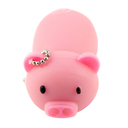 Флешка Резиновая Поросенок "Piggy" Q430 розовый 64 Гб