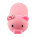 Флешка Резиновая Поросенок "Piggy" Q430 розовый 2 Гб
