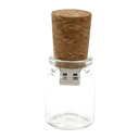 Флешка Деревянная Пробка в банке "Cork Jar" F52 бежевая 4 ГБ