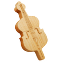 Флешка Деревянная Скрипка "Violin Wood" F26 бежевая 16 Гб