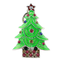 Флешка Металлическая Елка "Christmas Tree" R28 зеленая 128 Гб