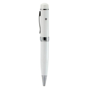 Флешка Металлическая Ручка Лазерная указка Кустис "Laser Kystis Pen" R238 белая 128 Гб