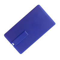Флешка Пластиковая Визитка "Visit Card" S78 синий 32 Гб