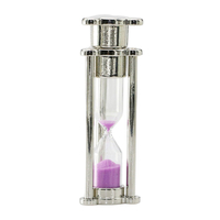 Флешка Стеклянные Песочные часы "Hourglass" W82 фиолетовый 1 Гб