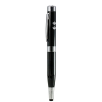 Флешка Металлическая Ручка Лазерная указка WBR Стилус "Pen Laser Stylus" R233 черный 32 ГБ