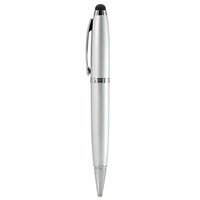 Флешка Металлическая Ручка Стилус "Pen Stylus" R234 серебряный 16 Гб