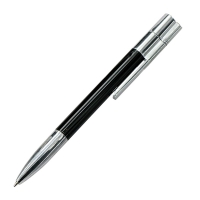 Флешка Пластиковая Ручка Бактрон "Bactron Pen" S235 черный 16 Гб