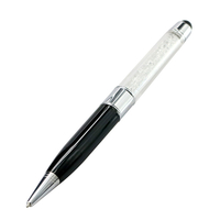 Флешка Металлическая Ручка Стилус Кристалл "Pen Stylus Crystal" R239 черный 8 Гб