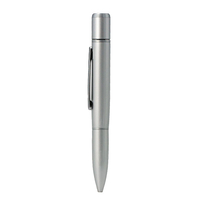 Флешка Металлическая Ручка Глама "Glama Pen" R248 серебряный 16 Гб