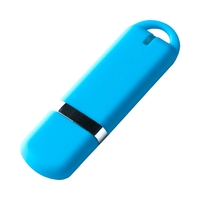 Флешка Пластиковая Мемо Софт-тач "Memo Soft-touch" S315 голубой 16 Гб
