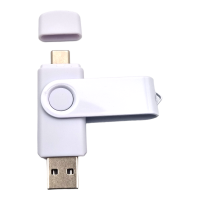 Флешка Пластиковая Твистер Дуал "Twister Dual" S319 (OTG, Type-C)