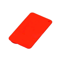 Флешка Пластиковая Визитка Аспис "Visit Card Aspis" S411 красный 1 Гб