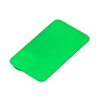 Флешка Пластиковая Визитка Аспис "Visit Card Aspis" S411 зеленый 128 Гб