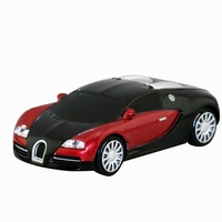 Флешка Металлическая Автомобиль Бугатти "Bugatti Veyron" R130 черная 64 Гб