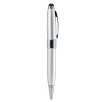 Флешка Металлическая Ручка Стилус OTG "Pen Stylus" R266 серебристый 2 Гб