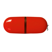 Флешка Пластиковая Капсула "Capsule" S126 красный 16 Гб
