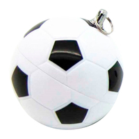 Флешка Пластиковая Футбольный Мяч "Soccer Ball" S140 белый / черный 4 Гб