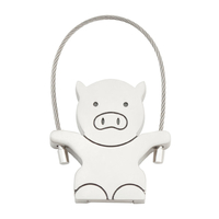 Флешка Металлическая Свинка Вуди "Woody Pig" R158 мальчик серебряный 64 Гб