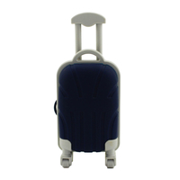 Флешка Резиновая Чемодан "Suitcase Travel" Q318 синий 128 Гб