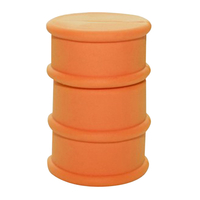 Флешка Резиновая Бочка "Barrel" Q428 оранжевый 16 Гб