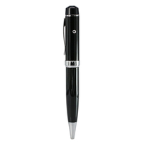 Флешка Металлическая Ручка Лазерная указка Кустис "Laser Kystis Pen" R238 черная 2 Гб