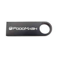 Флешка Металлическая Сензо "Senzo" R223 черная, гравировка