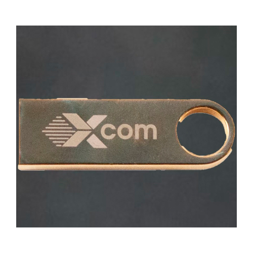 Xcom - Флешка Металлическая Сензо "Senzo" R223 золотой глянцевый, гравировка 1+0