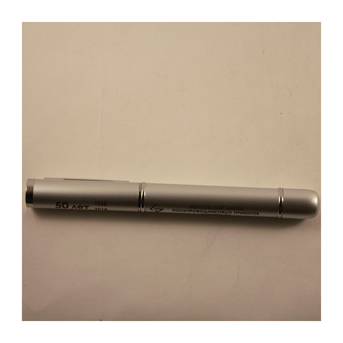 БЗПП 50 лет (3) - Флешка Металлическая Ручка Бона "Pen Bona" R324 серебряный, гравировка, чернение