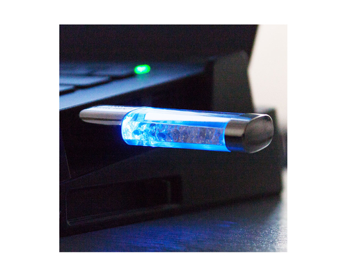 Флешка Стеклянная Призма "Prisma Glass" W142, гравировка