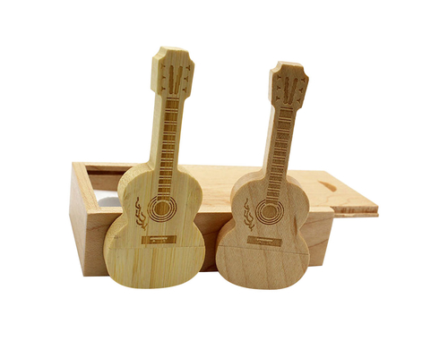 Флешка Деревянная Гитара "Guitar Wood" F15