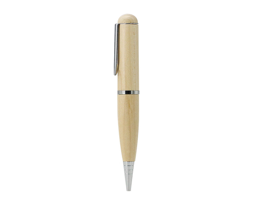 Флешка Деревянная Ручка "Pen Wood" F23 бежевая 4 Гб