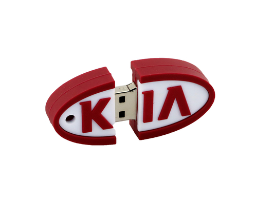 Флешка Резиновая Брелок КИА "Keychain KIA" Q61