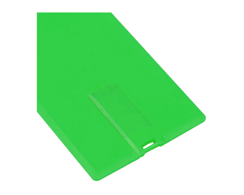 Флешка Пластиковая Визитка "Visit Card" S78 зеленый 16 Гб