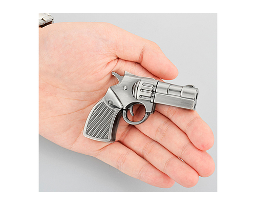 Флешка Металлическая Револьвер "Revolver" R98 черный 128 Гб