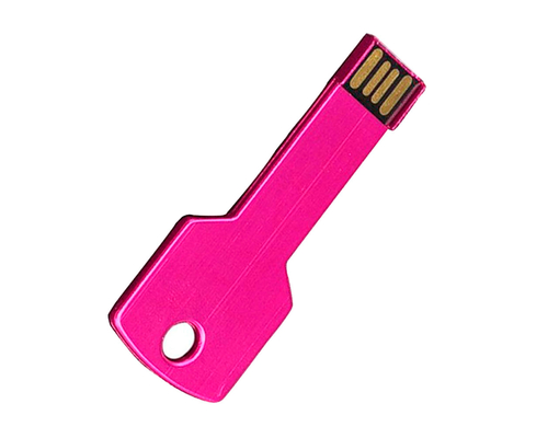 Флешка Металлическая Ключ "Key" R145 розовый 64 Гб
