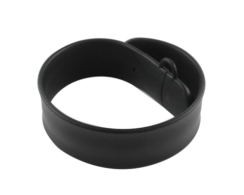 Флешка Силиконовый Браслет "Bracelet Slap" V169 черный 8 Гб