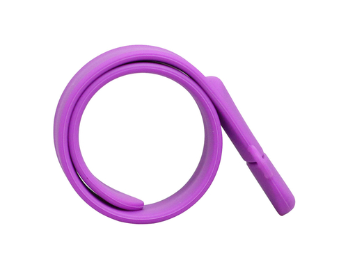 Флешка Силиконовый Браслет Слап "Bracelet Slap" V169 фиолетовый 256 Мб