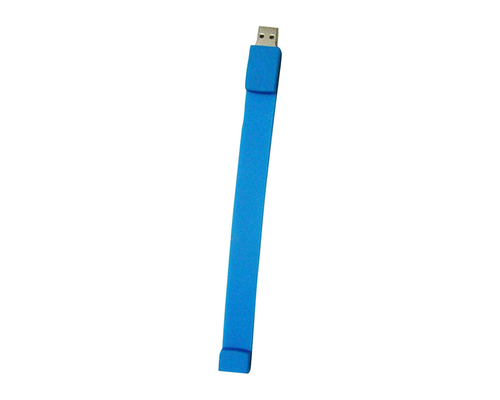 Флешка Силиконовый Браслет "Bracelet Splice" V170 голубой 512 Гб