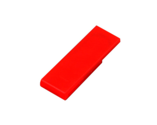 Флешка Пластиковая Скрепка "Clip Silk" S207 красный 256 Гб