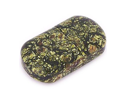 Флешка Каменная Змеевик "Serpentine Stone W" G227 желтая 128 Гб
